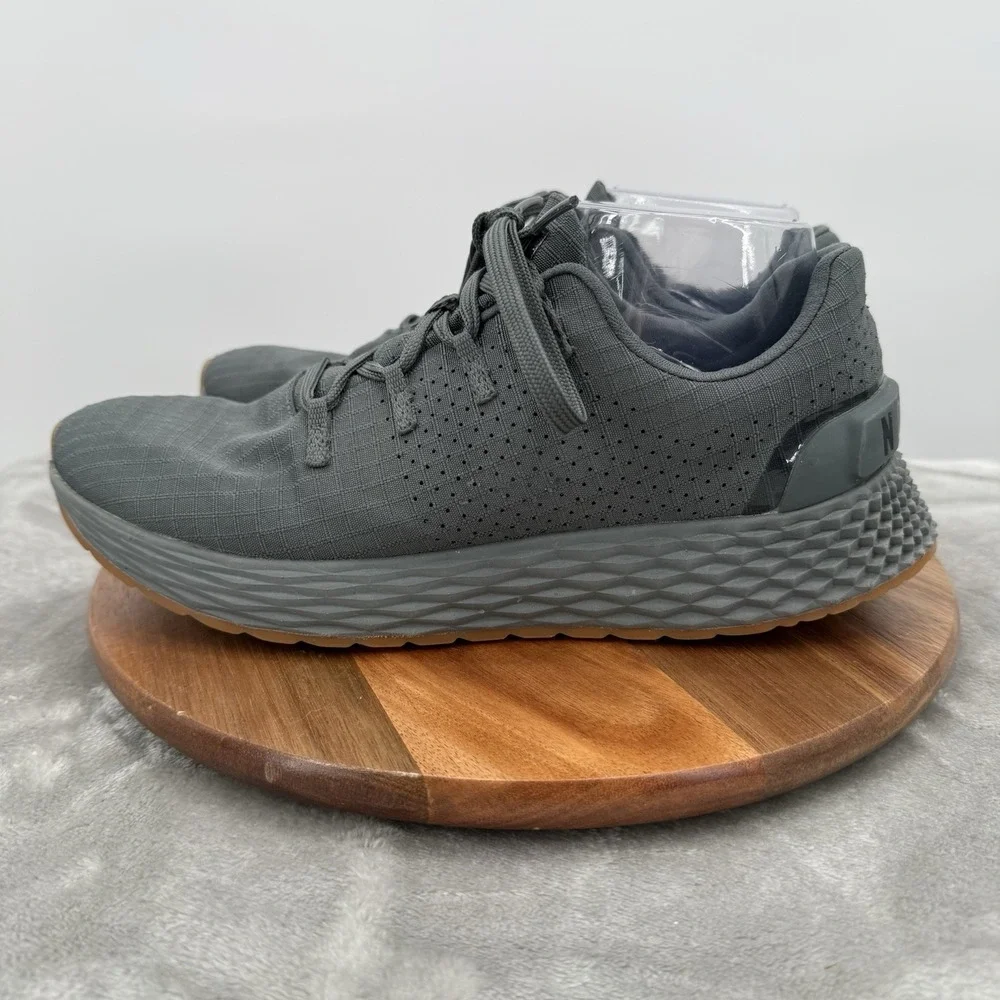 NoBull‎ Ripstop Runner Womens 9 Dark Grey Gum Bottom Running Shoes